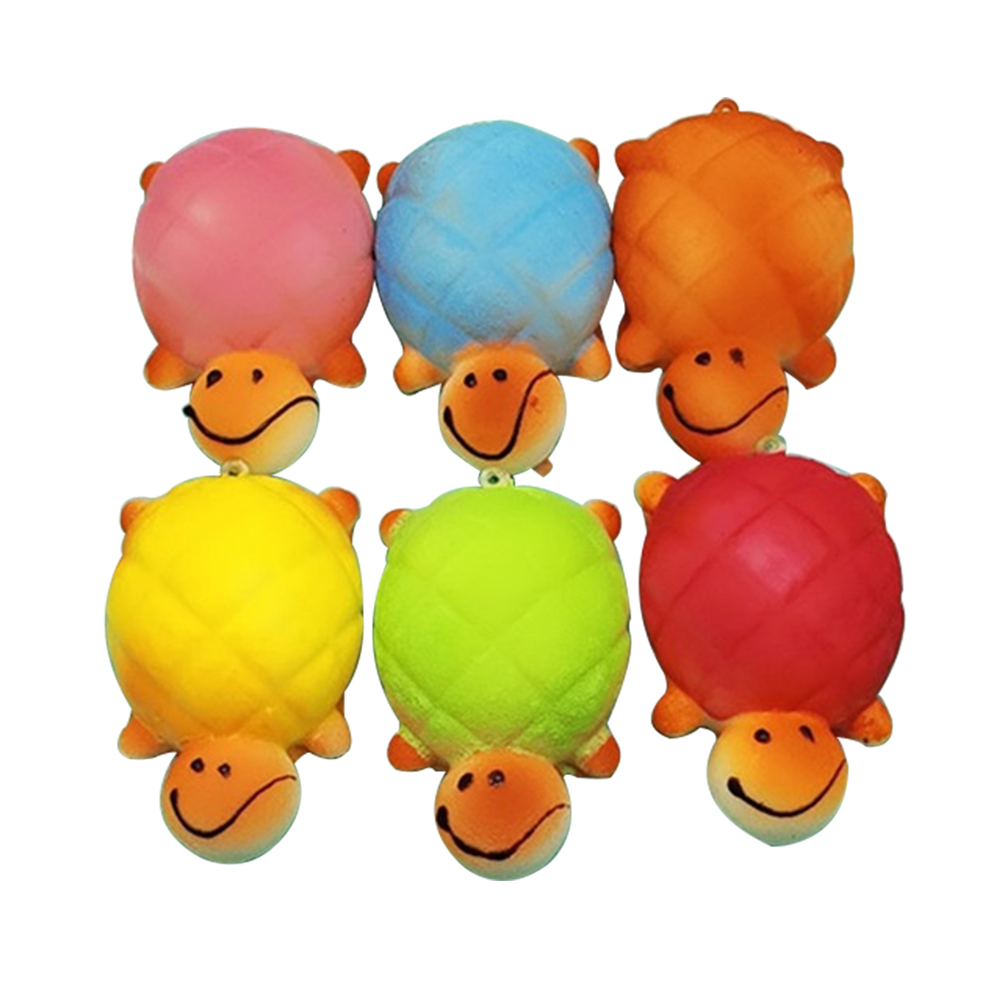 1PCS-10X13CM-Random-Kawaii-Turtle-Shape-Squishy-Toy-Cell-Phone-Chain-1110091-1