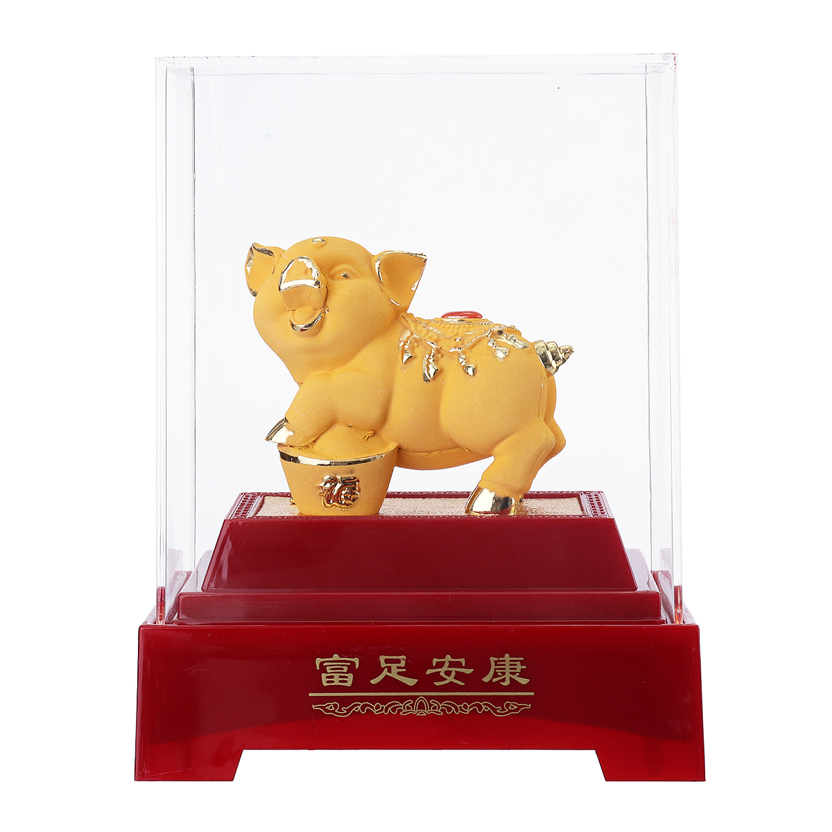 2019-Chinese-Zodiac-Gold-Pig-Money-Wealth-Statue-Office-Home-Decorations-Ornament-Gift-1515810-8