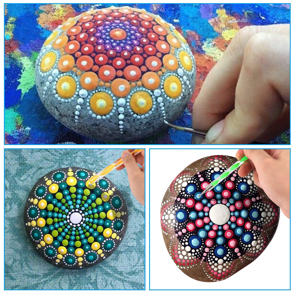 20PcsSet-Acrylic-Stick-Mandala-Painting-Tool-Stencil-Carving-Pottery-Diamond-Paintings-Tool-1561714-6