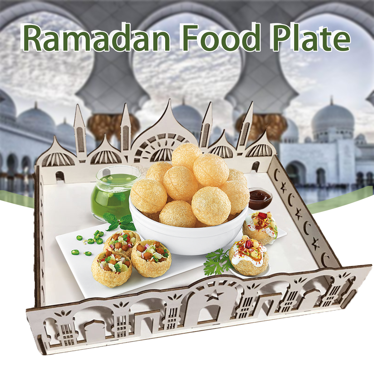 30x40x15cm-Wooden-Ramadan-Food-Plate-Festival-Fruit-Holder-Household-Decorations-1484584-1