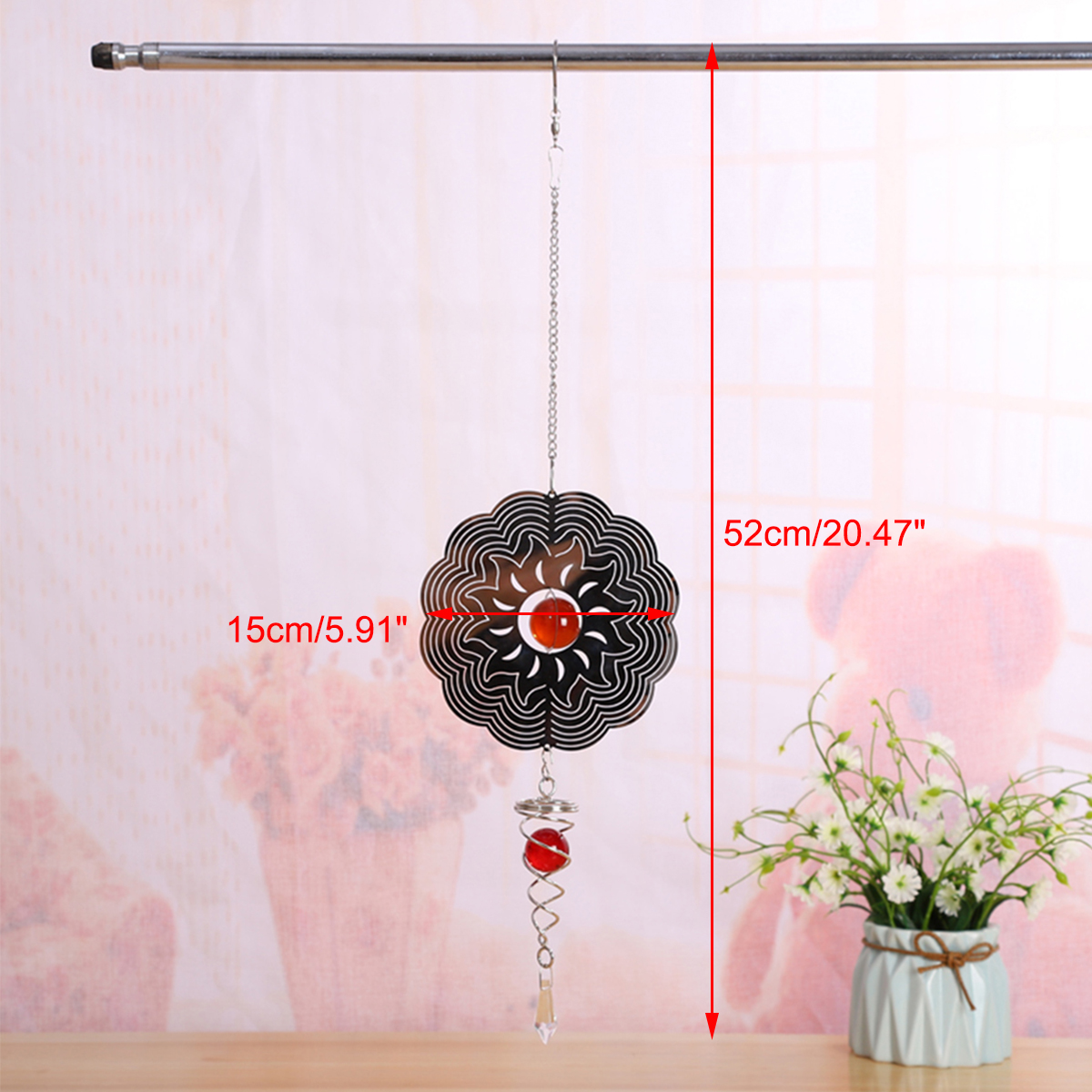 3D-Metal-Hanging-Silent-Wind-Spinner-Wind-Chimes-Bell-Garden-Decor-Ball-In-Center-1639639-12