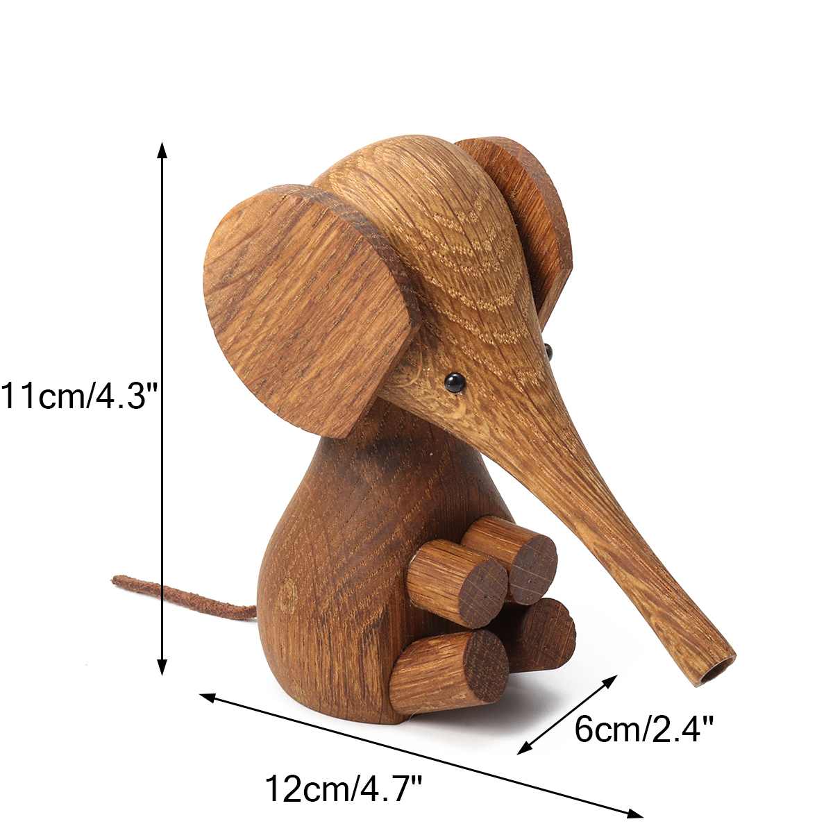 Adjustable-Handicraft-Elephant-Wooden-Animal-Doll-Smooth-Surface-Home-Decorations-Gift-1640775-10