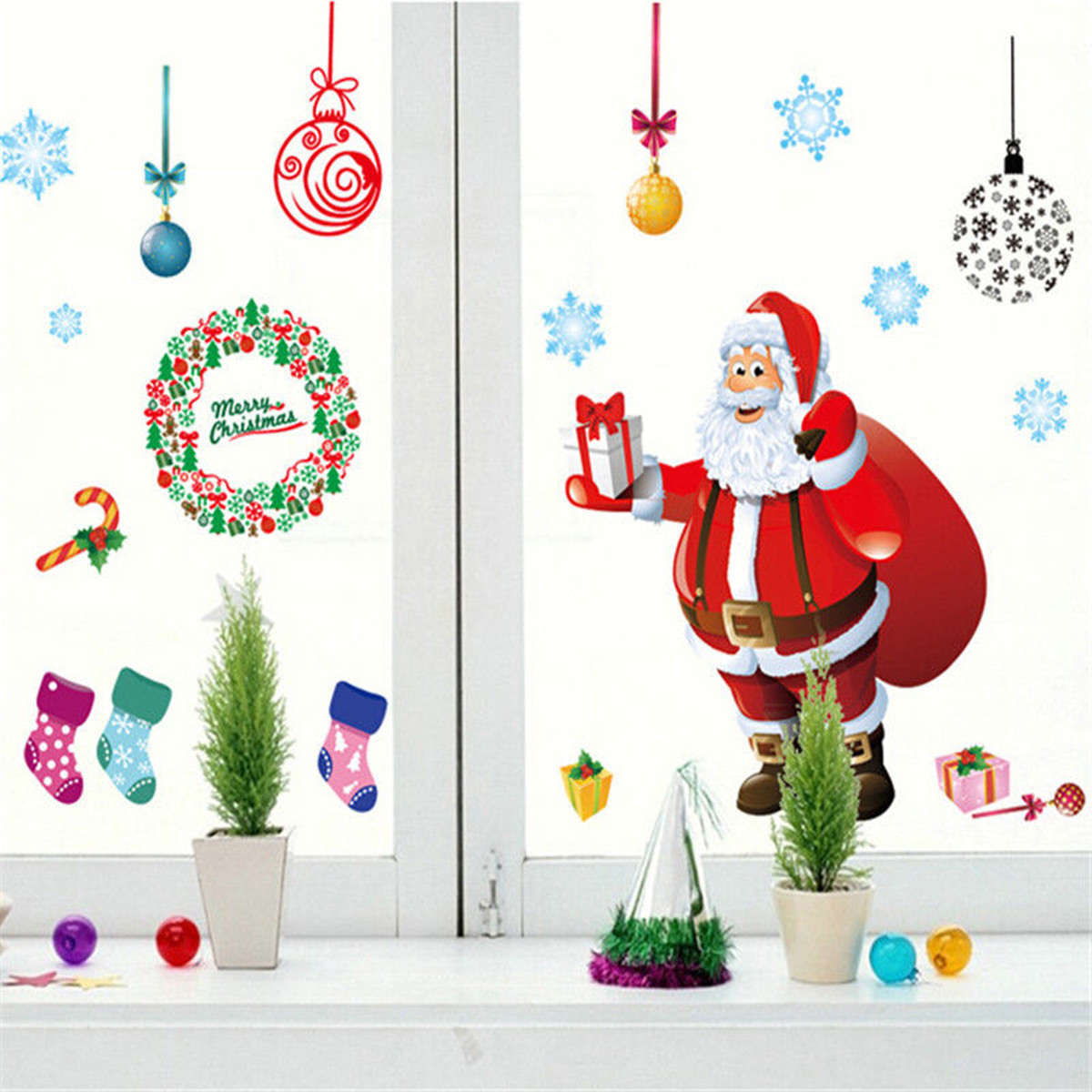 Christmas-Tree-Wall-Sticker-Santa-Claus-Gift-Wall-Art-Window-Home-Decoration-1086741-1