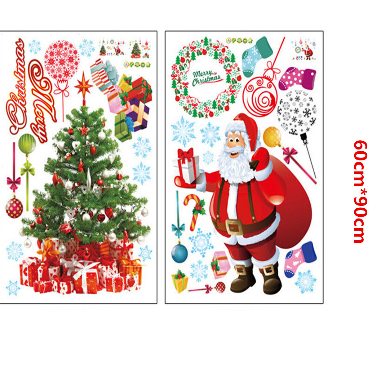 Christmas-Tree-Wall-Sticker-Santa-Claus-Gift-Wall-Art-Window-Home-Decoration-1086741-2
