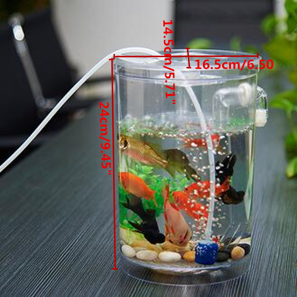 Ecological-Cylindrical-Miniature-Plastic-White-Fish-Tank-Desktop-Decor-Fishing-Kits-1273932-1