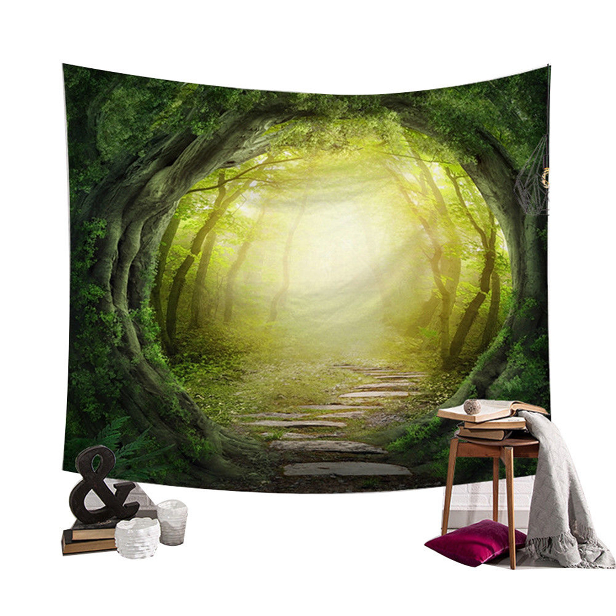 Fairy-Forest-Hanging-Wall-Tapestry-Bohemian-Hippie-Throw-Bedspread-Home-Decorations-1309251-5