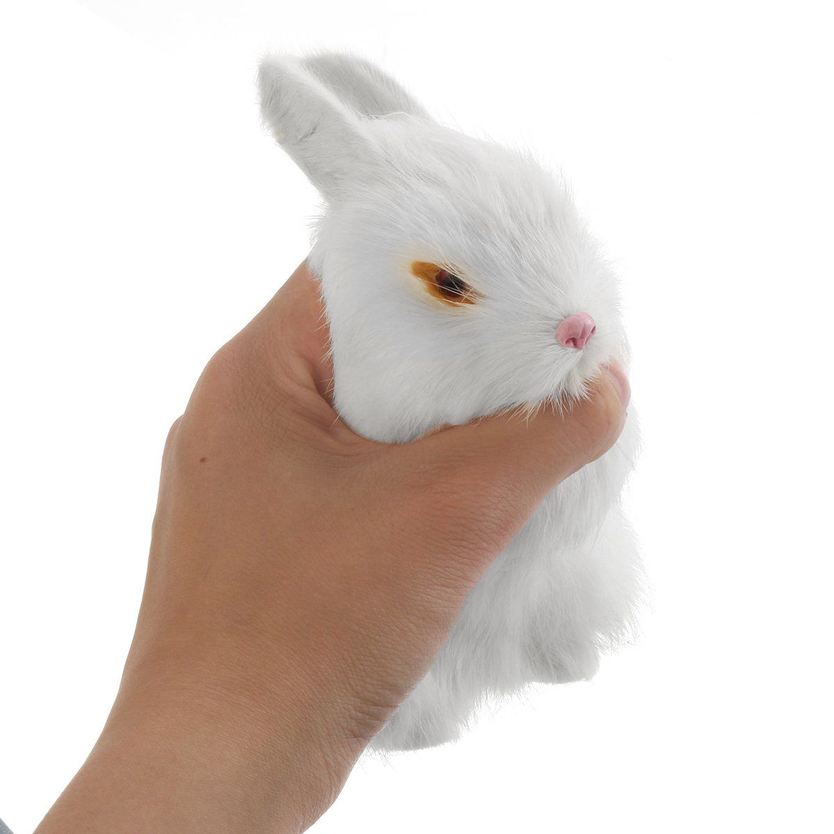 GrayYellowBrownWhite-Rabbits-Handmade-Easter-Bunnies-Home-Decorations-Desktop-Ornament-1452976-9
