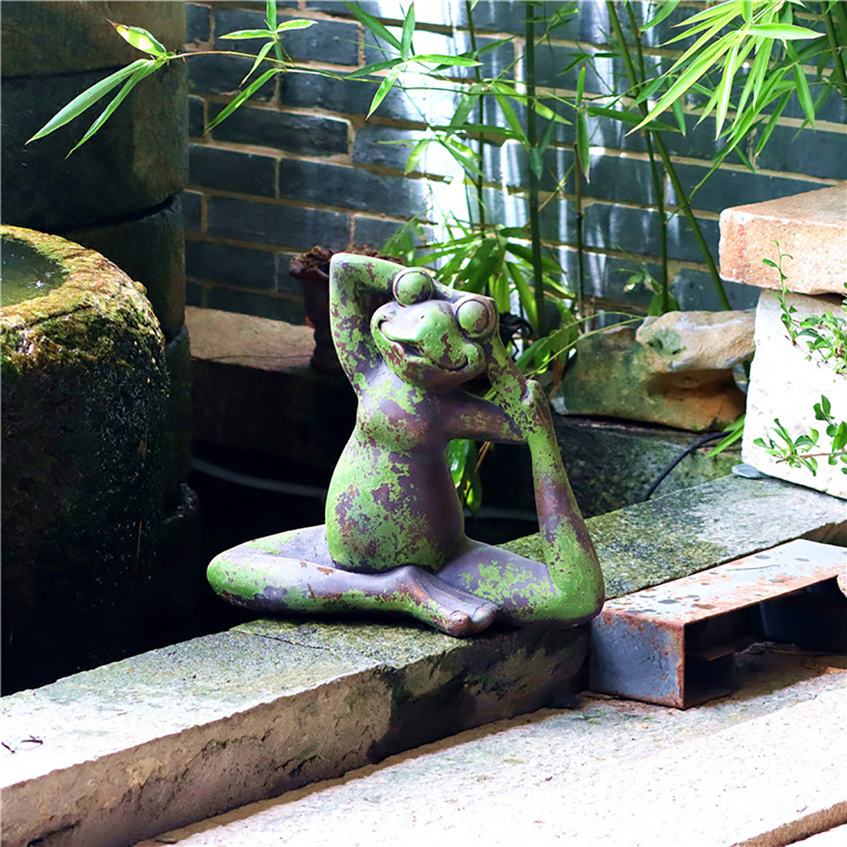 Micro-landscape-Frog-Figurines-Miniatures-Garden-Terrariums-Bonsai-Home-Decoration-1726326-2