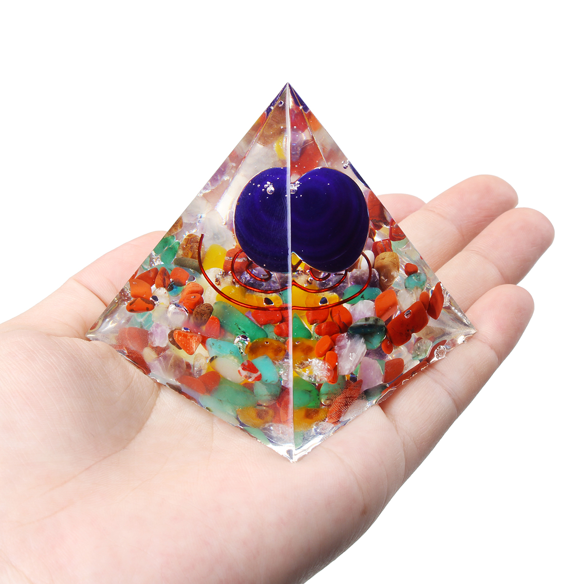 Reiki-Charged-Emerald-Clear-Quartz-Crystal-Orgone-Pyramid-Powerful-Decorations-1560801-7