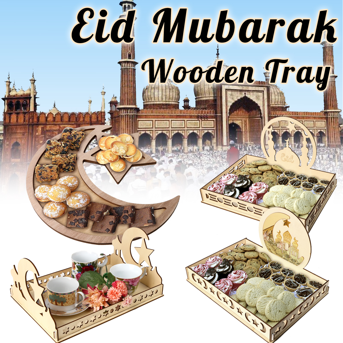 Rustic-Wooden-Islam-Ramadan-Food-Serving-Tray-Pastry-Dinner-Plates-Holder-Decorations-1453425-1