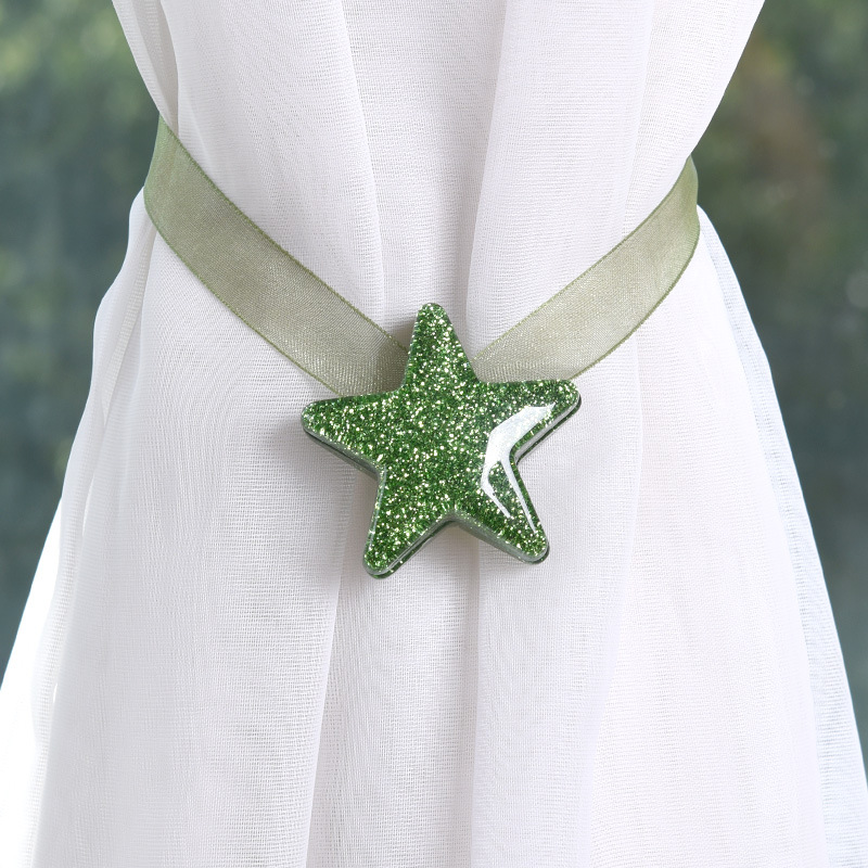 Shining-Star-Shaped-Magnet-Ribbon-Curtain-Tie-Concise-Style-Curtain-Buckle-1281837-6