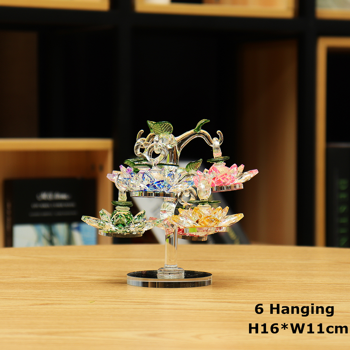 Transparent-Chirstmas-Tree-Hanging-Ornaments-60mm-Crystal-Glass-Lotus-Miniature-Figurine-Home-Decora-1453798-2