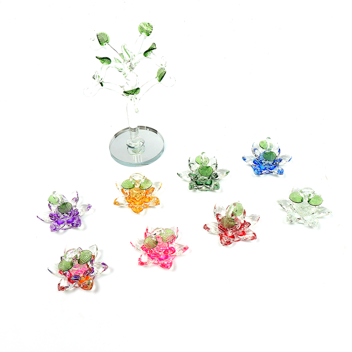 Transparent-Chirstmas-Tree-Hanging-Ornaments-60mm-Crystal-Glass-Lotus-Miniature-Figurine-Home-Decora-1453798-9