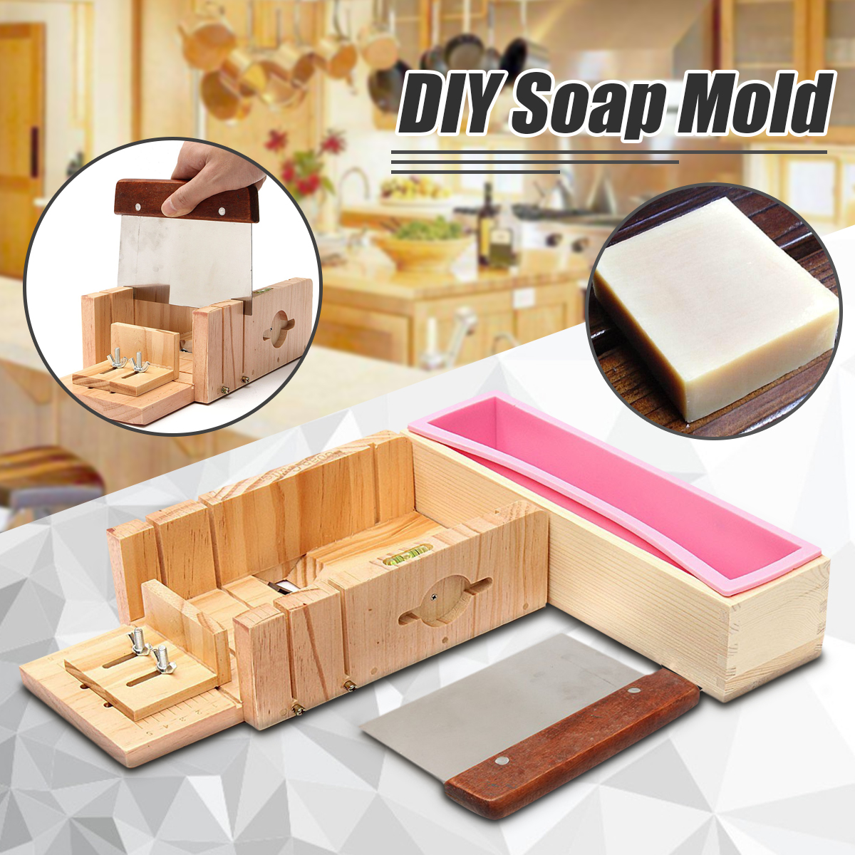 Wooden-Handmade-Loaf-Soap-Cake-Mould-Silicone-Making-Slicer-Cutter-1618567-1