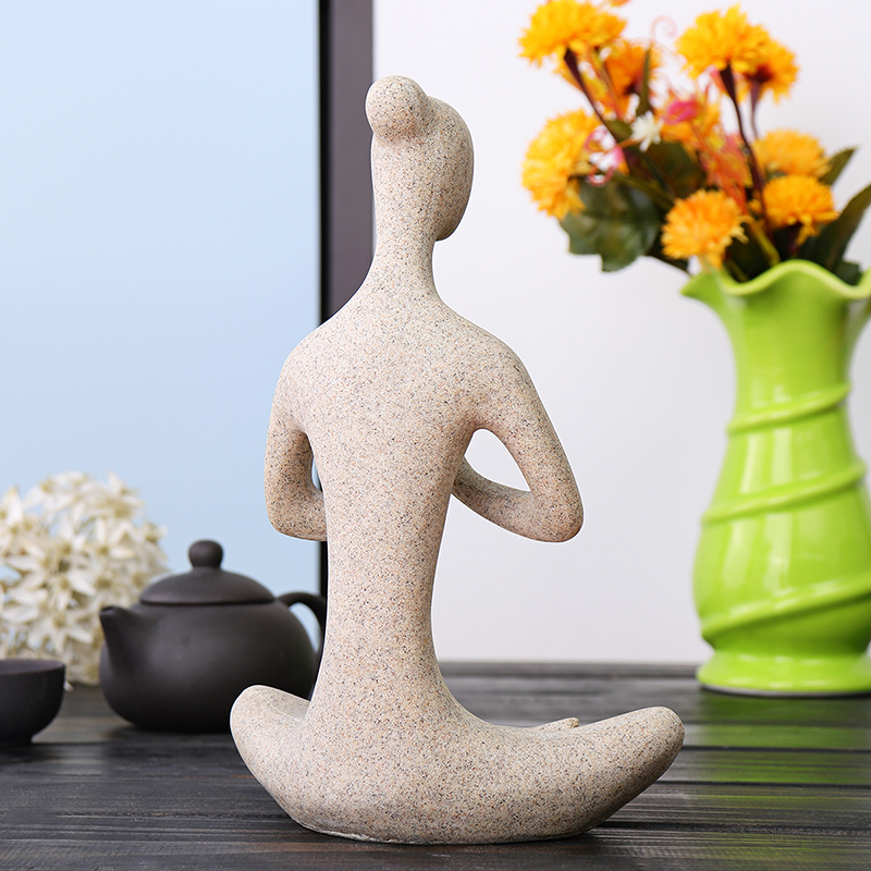 Yoga-Lady-Ornament-Figurine-Home-Indoor-Outdoor-Garden-Decorations-Buddhism-Statue-Creative-Gift-1402435-5