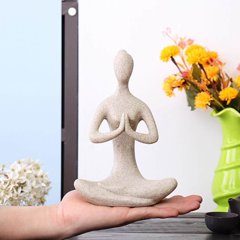 Yoga-Lady-Ornament-Figurine-Home-Indoor-Outdoor-Garden-Decorations-Buddhism-Statue-Creative-Gift-1402435-6