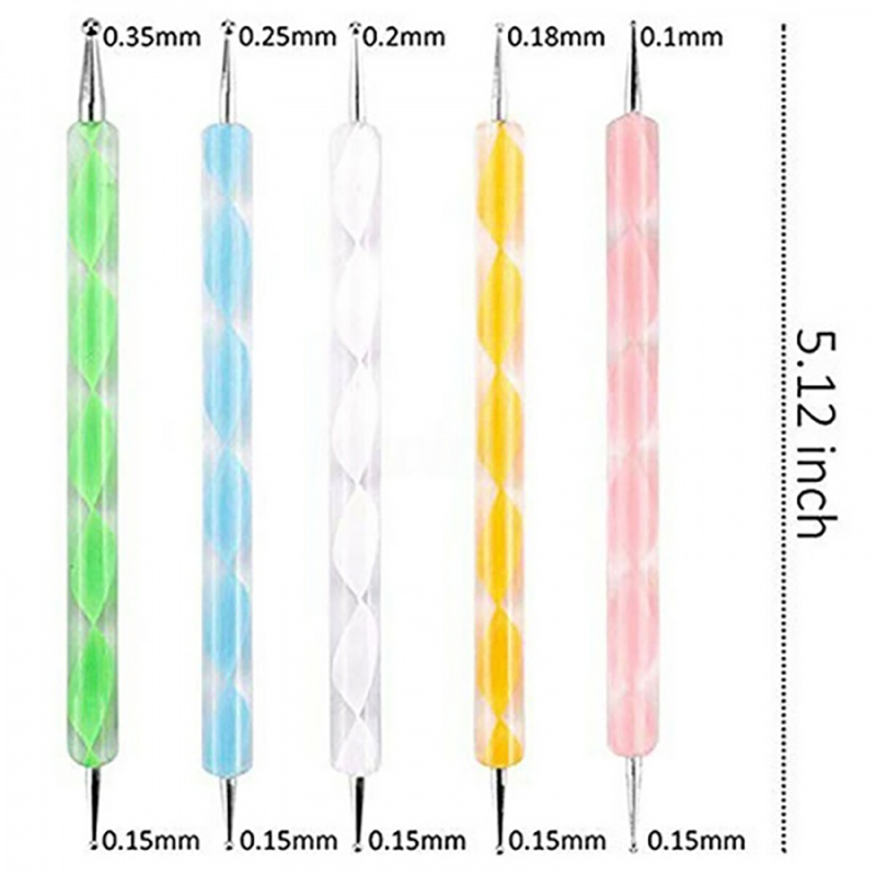 13pcs-Mandala-Pen-Dotting-Rock-Dot-Nail-Art-Paint-Stencil-Painting-Tools-Kit-1692642-5