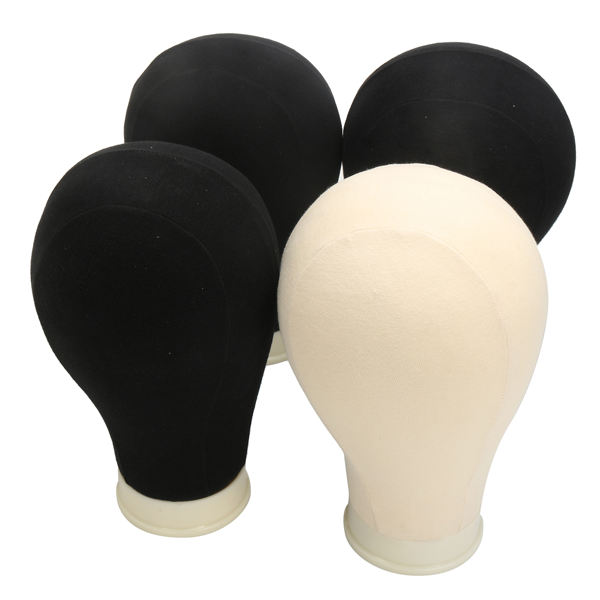 20-25-Canvas-Block-Head-Set-with-Mount-Hole-Plate-Mannequin-Model-Cap-Wigs-Jewelry-Display-Stand-1445404-1