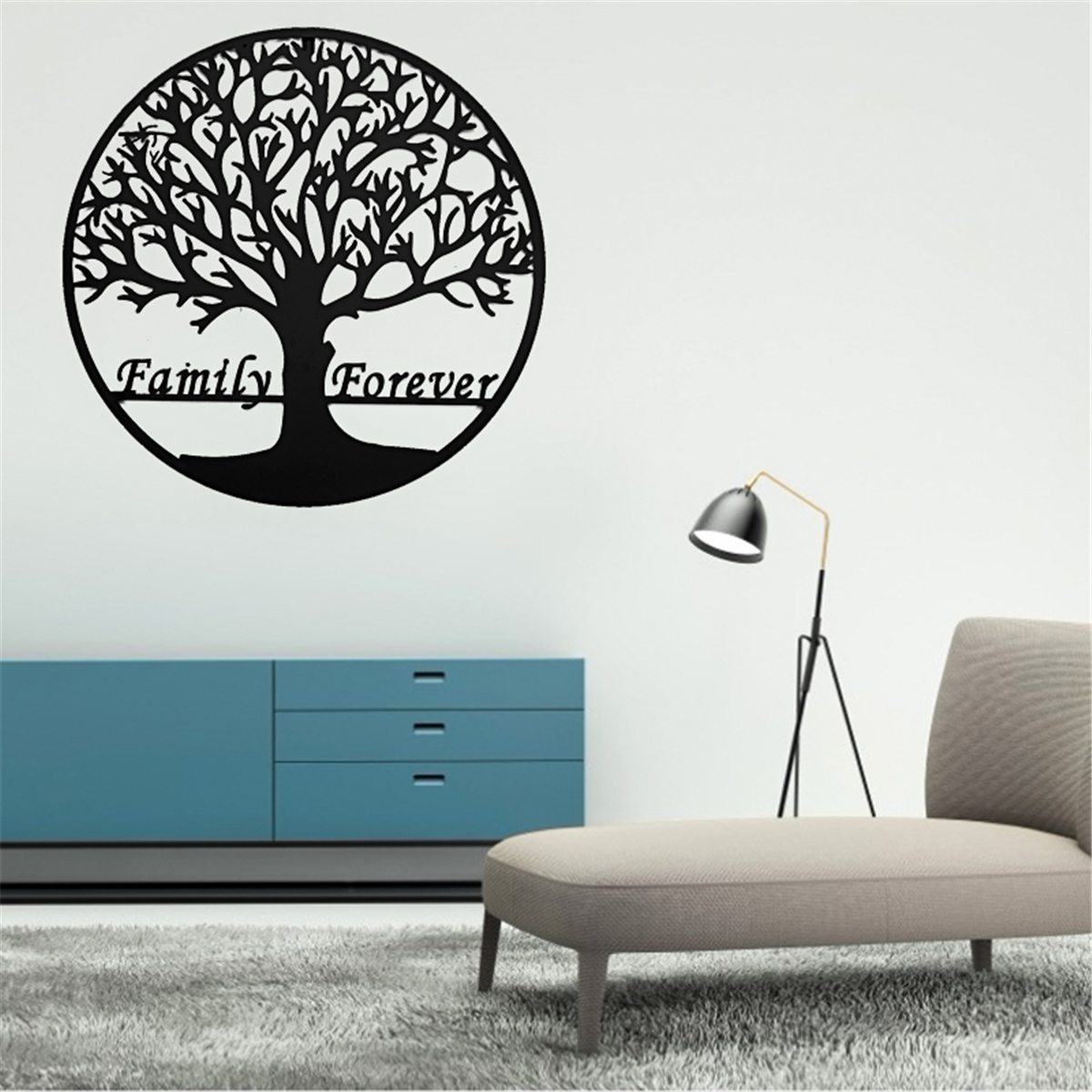 24in60cm-Metal-Tree-Hanging-Wall-Art-Round-Sculpture-Family-Forever-Home-Decoration-1780896-2