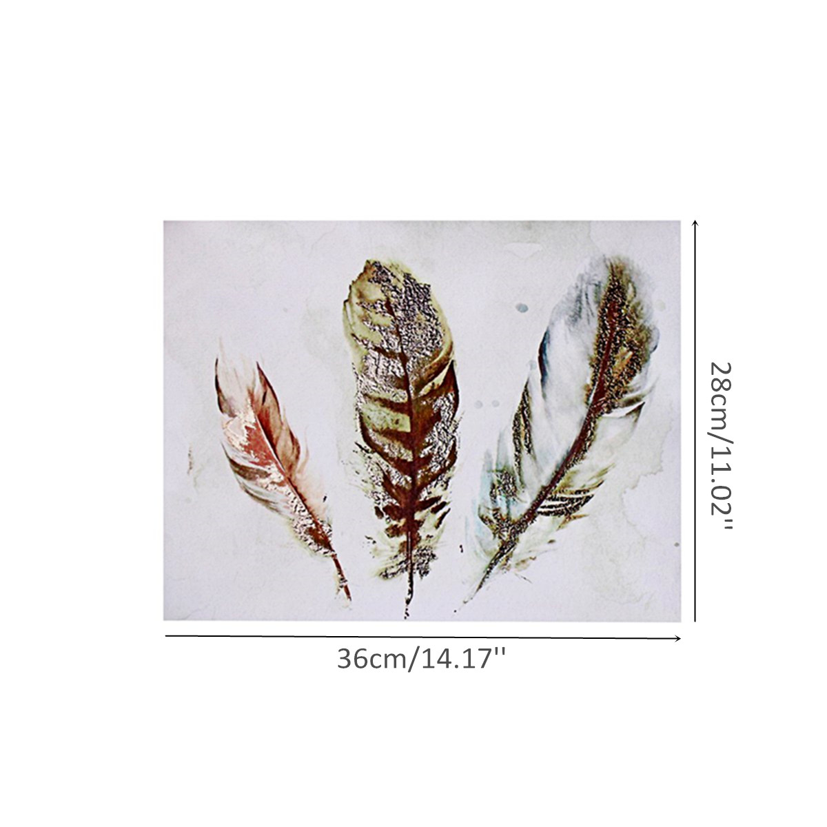 2Pcs-Watercolour-Feather-Canvas-Print-Paintings-Pretty-Wall-Art-Picture-Home-Gift-1639622-7