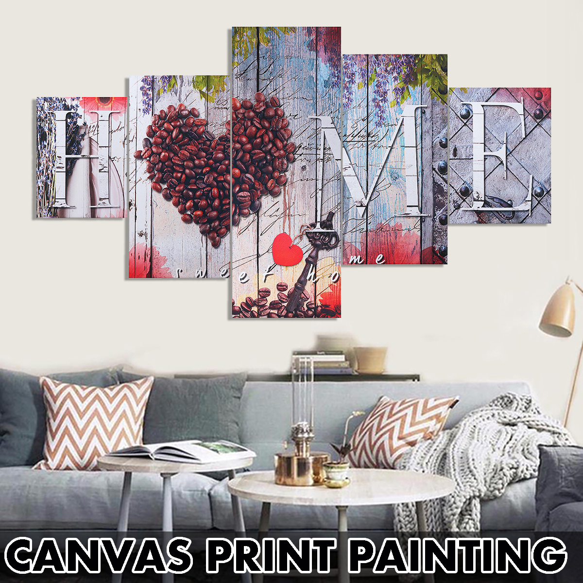 5Pcs-HOME-Unframed-Print-Painting-Wall-Canvas-Art-Home-Living-Room-Decoration-1840531-1
