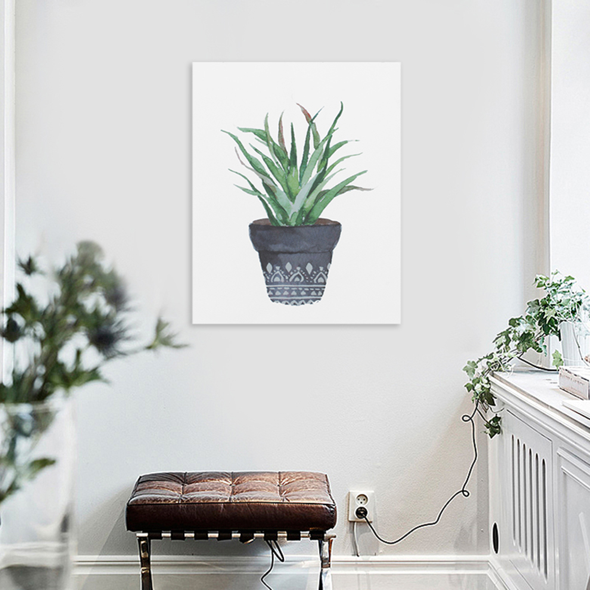 Watercolor-Cactus-Canvas-Painting-Unframed-Wall-mounted-Modern-Art-Painting-for-Living-Room-Bedroom--1867206-12