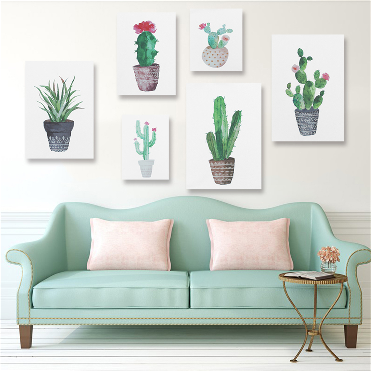 Watercolor-Cactus-Canvas-Painting-Unframed-Wall-mounted-Modern-Art-Painting-for-Living-Room-Bedroom--1867206-4