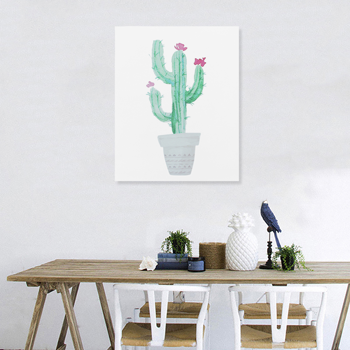 Watercolor-Cactus-Canvas-Painting-Unframed-Wall-mounted-Modern-Art-Painting-for-Living-Room-Bedroom--1867206-9