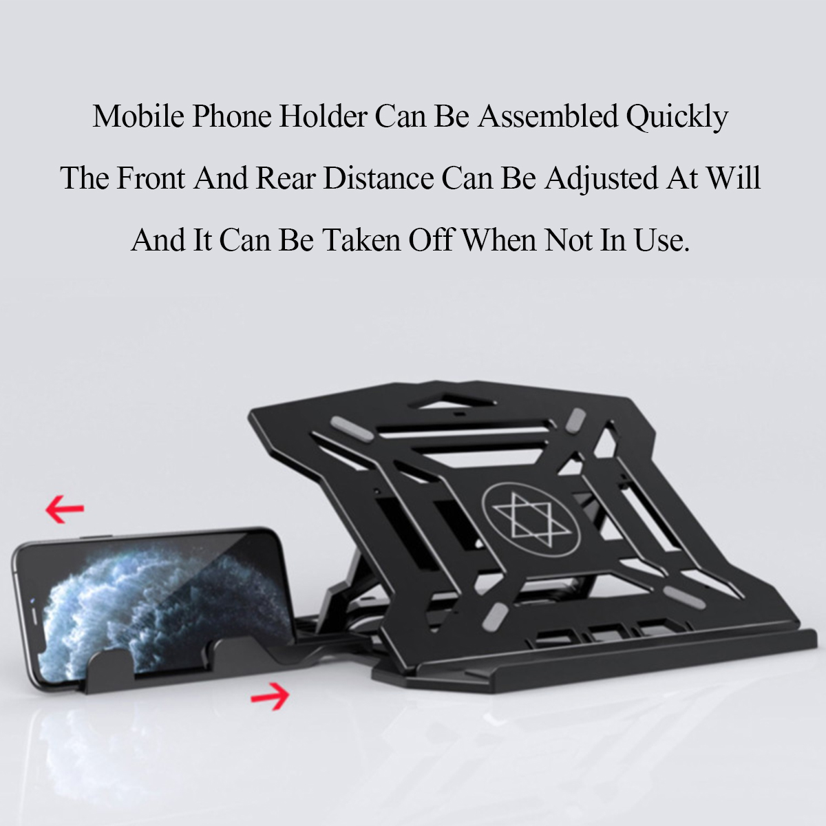 2-IN-1-Foldable-8-Level-Height-Adjustable-Macbook-Holder-Stand-Bracket-with-Phone-Holder-for-Laptops-1822444-7