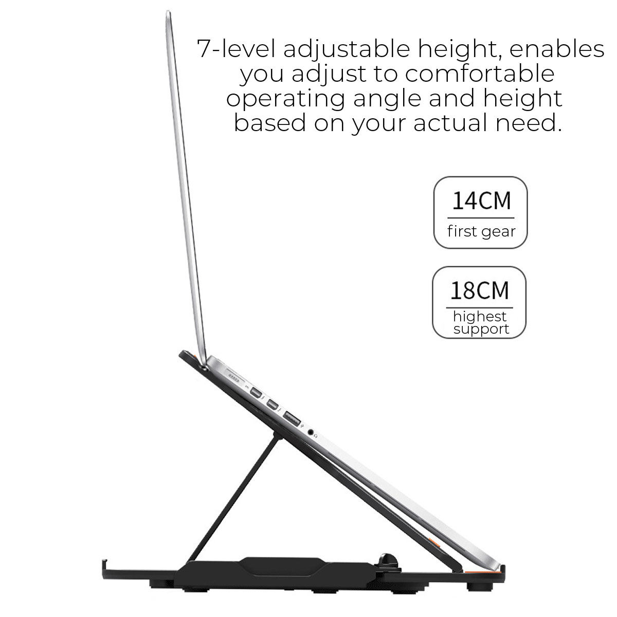 2-IN-1-Foldable-8-Level-Height-Adjustable-Macbook-Laptop-Holder-Stand-Bracket-with-Phone-Holder-for--1747801-3
