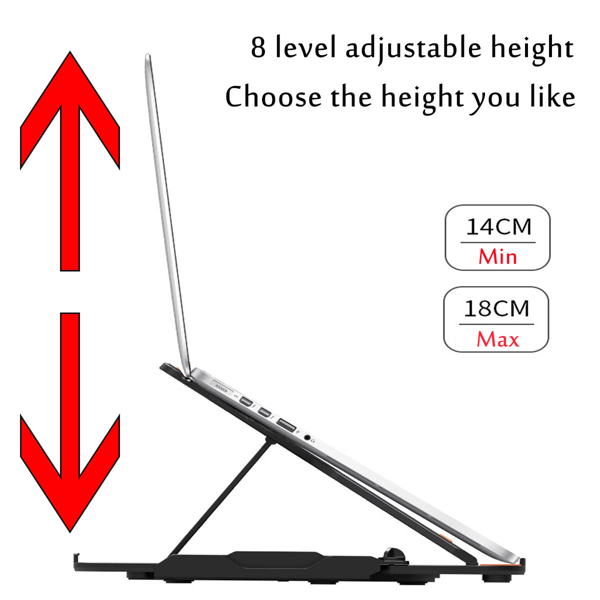 2-in-1-Foldable-Rotatable-Adjustable-Macbook-Stand-Holder-Cooler-with-Phone-Stand-1779286-5