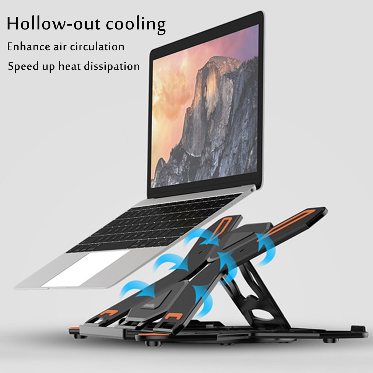 2-in-1-Foldable-Rotatable-Adjustable-Macbook-Stand-Holder-Cooler-with-Phone-Stand-1779286-7