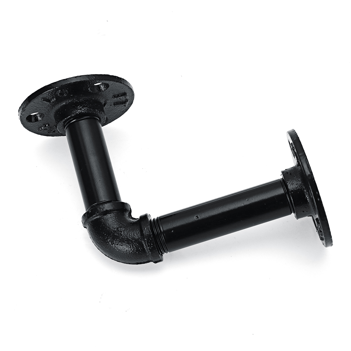 2pcs-Vintage-Iron-Pipe-Shelf-Bracket-Wall-Mounted-Board-Support-Holder-1822413-4