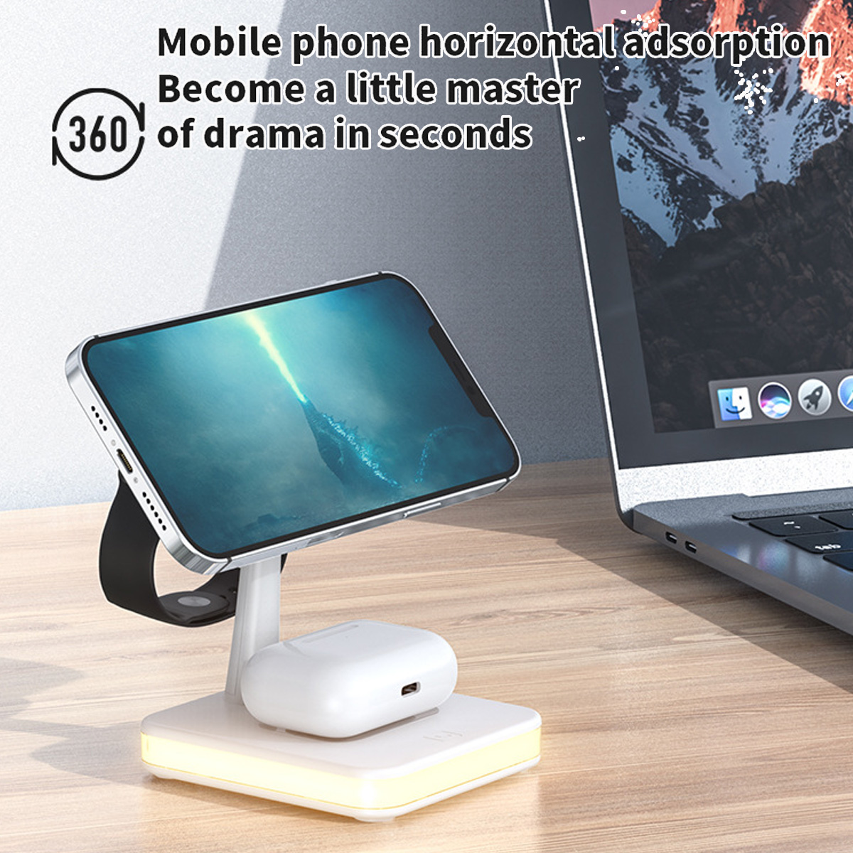 4-IN-1-Magnetic-Wireless-Charging-Station-Dock-Charger-Night-Light-for-iPhone-Airpods-iWatch-1892330-9