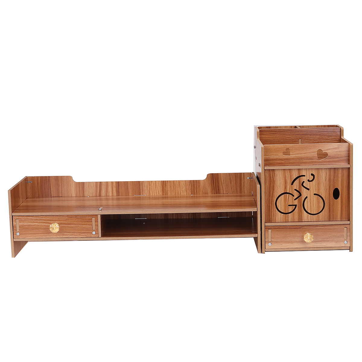 49X20X135cm-Multifunctional-Wooden-Monitor-Riser-Stand-Desktop-Holder-File-Storage-Drawer-for-iMac-1794496-5