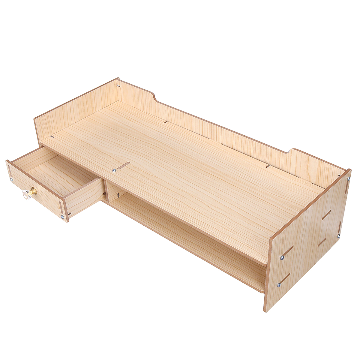 49X20X135cm-Multifunctional-Wooden-Monitor-Riser-Stand-Desktop-Holder-File-Storage-Drawer-for-iMac-1794496-7