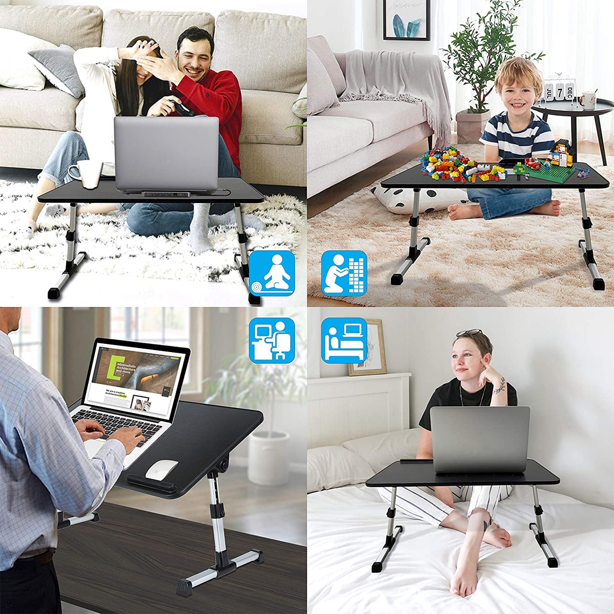 6033cm-Folding-Liftable-Height-4-Gear-Angle-Adjustable-Macbook-Tablet-Folding-Desk-1856685-2