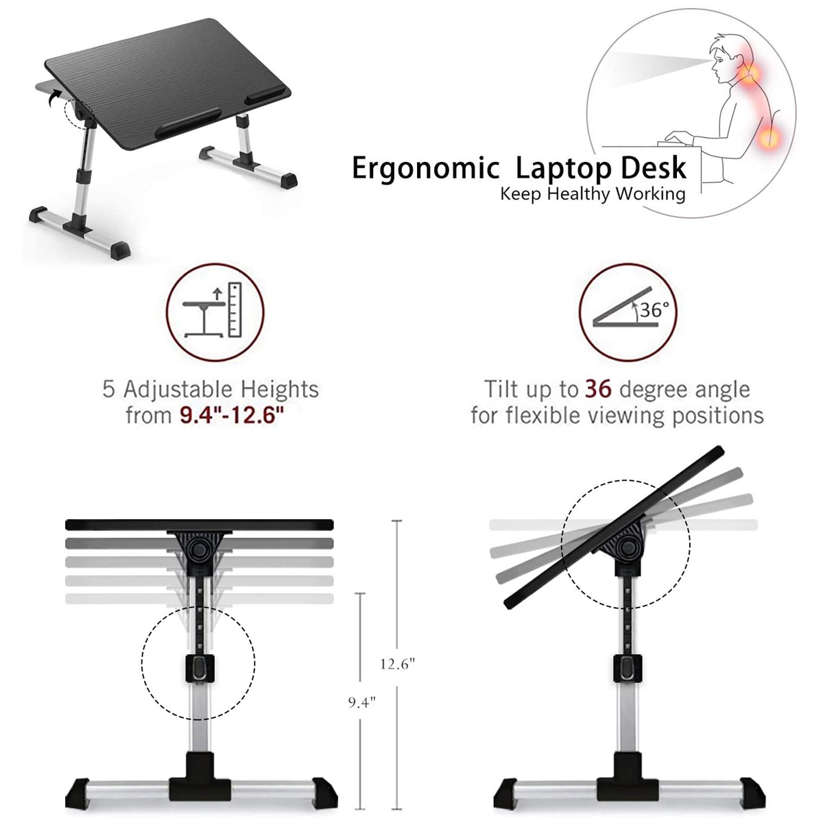 6033cm-Folding-Liftable-Height-4-Gear-Angle-Adjustable-Macbook-Tablet-Folding-Desk-1856685-4