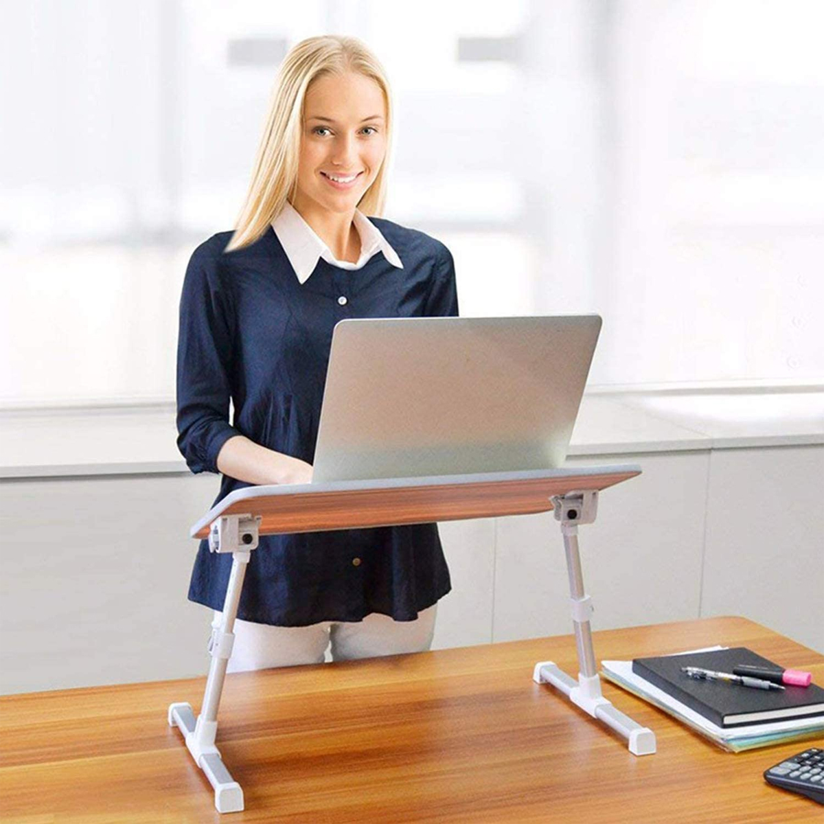 6033cm-Folding-Liftable-Height-4-Gear-Angle-Adjustable-Macbook-Tablet-Folding-Desk-1856685-9