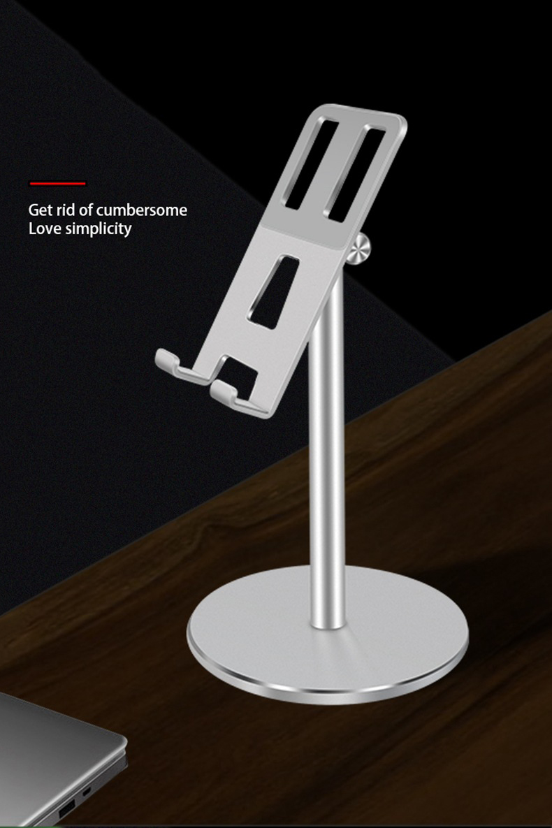 Bakeey-180-Degree-Up-Down-Height-Adjustable-Aluminum-Alloy-Desktop-Phone-Holder-Tablet-Stand-for-Sma-1606189-1