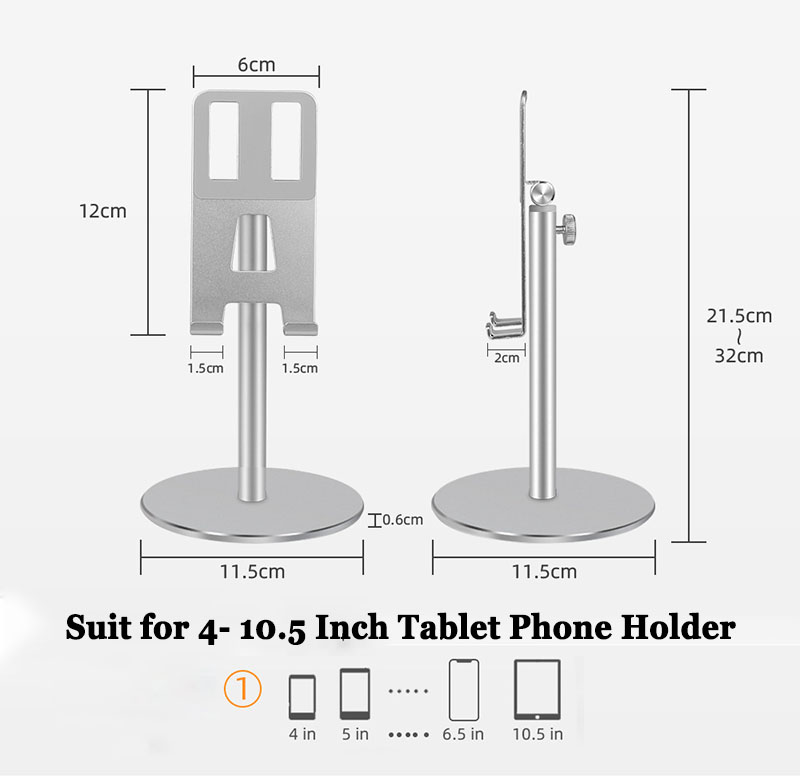 Bakeey-180-Degree-Up-Down-Height-Adjustable-Aluminum-Alloy-Desktop-Phone-Holder-Tablet-Stand-for-Sma-1606189-9