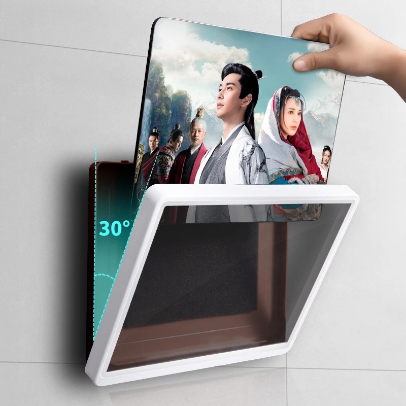 Bakeey-360deg-Rotation-HD-Touch-Screen-Waterproof-Tablet-Case-Punch-Free-Bathroom-Wall-Mounted-Holde-1885534-7