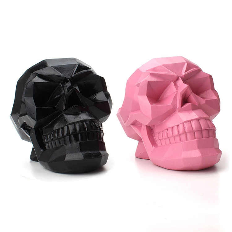 Bakeey-Abstract-Skull-Pattern-Resin-Desktop-Phone-Holder-Storage-Box-Office-Bar-Home-Crafts-Ornament-1634631-4