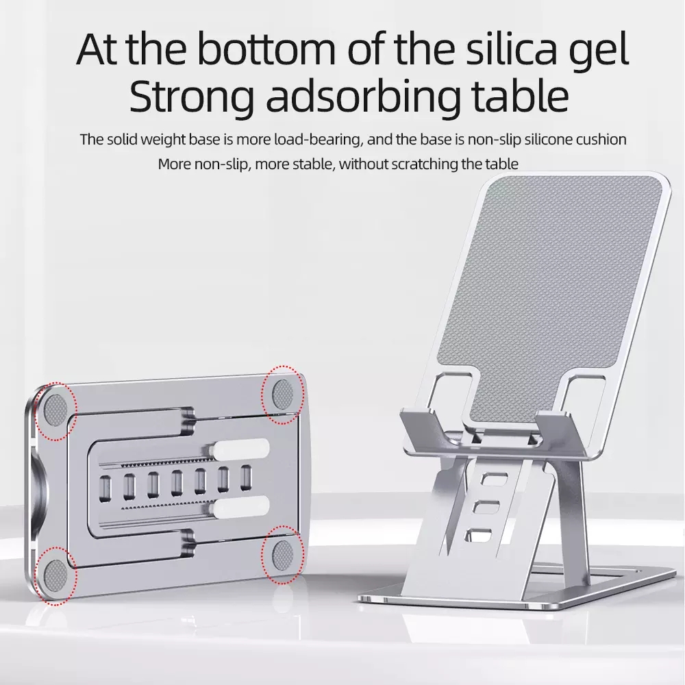 Bakeey-Aluminum-Alloy-PhoneTablet-Stand-Foldable-Height-Adjustable-Desktop-Stand-for-iPhone-12-for-S-1794641-4