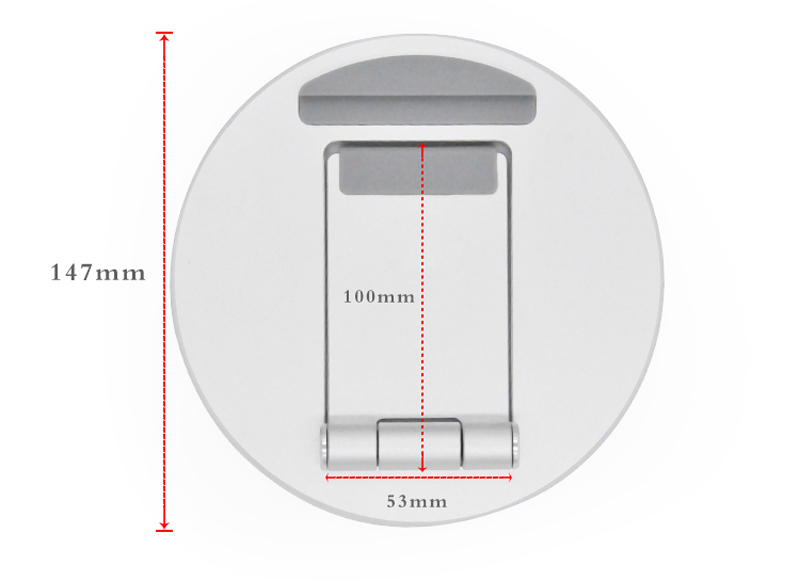 Bakeey-Aluminum-Alloy-Tablet--Phone-Holder-Portable-Foldable-Online-Learning-Live-Streaming-Desktop--1809512-10