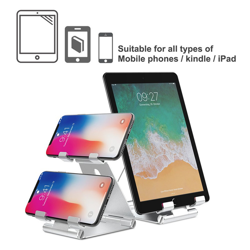 Bakeey-Double-Layer-Folding-Universal-Phone-Tablet-Holder-Multi-Angle-Creative-Aluminum-Alloy-Deskto-1860774-1