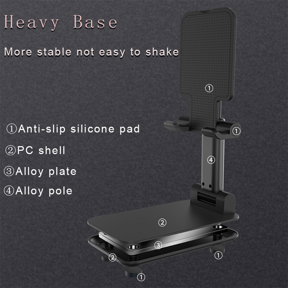 Bakeey-Foldable-Aluminum-Alloy-Desktop-Phone-Holder-Tablet-Stand-for-iPhone-or-Smart-Phones-40-79-in-1618652-6