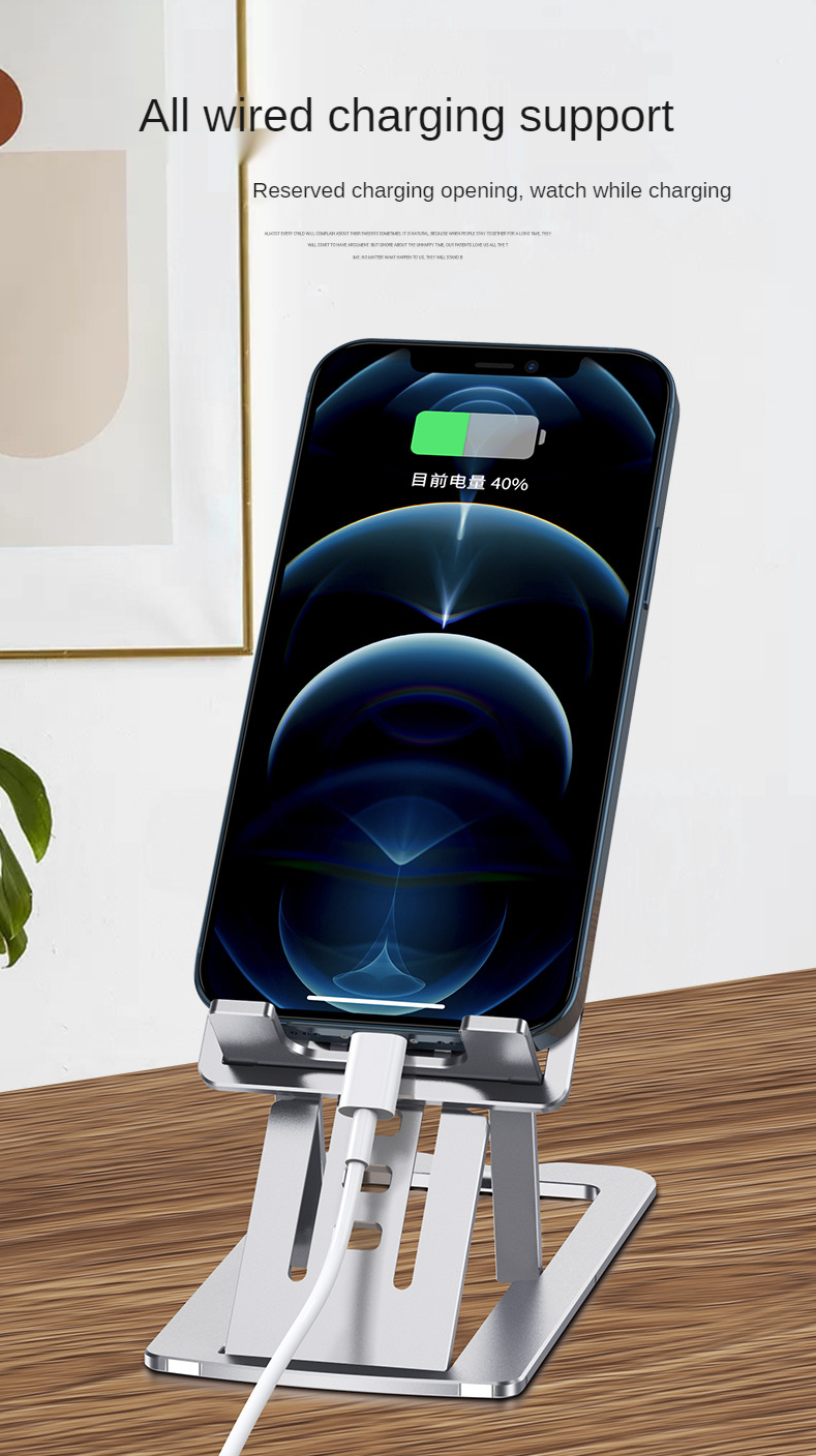 Bakeey-Foldable-Desktop-PhoneTablet-Holder-Aluminum-Alloy-Online-Learning-Live-Streaming-Adjustable--1934732-12