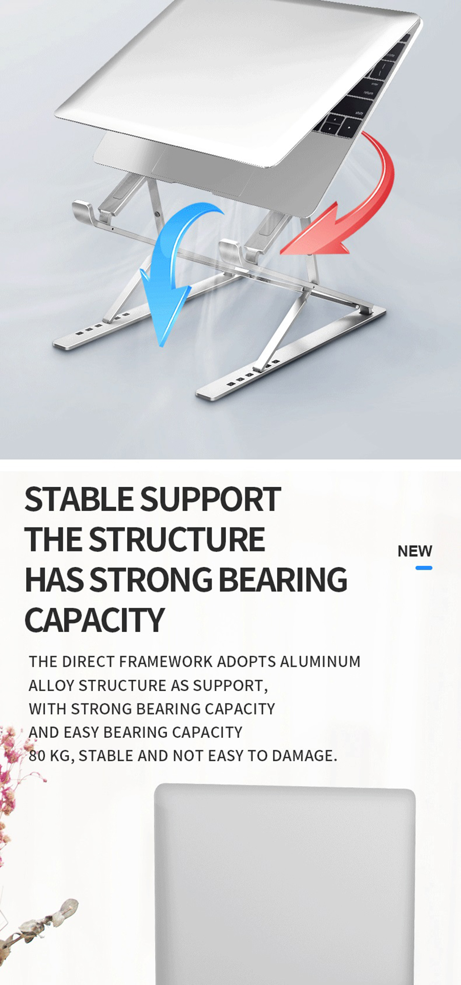 Bakeey-Foldable-Double-Layer-Multiple-Gear-Height-Adjustment-Aluminium-Alloy-Macbook-Stand-Bracket-H-1921306-7
