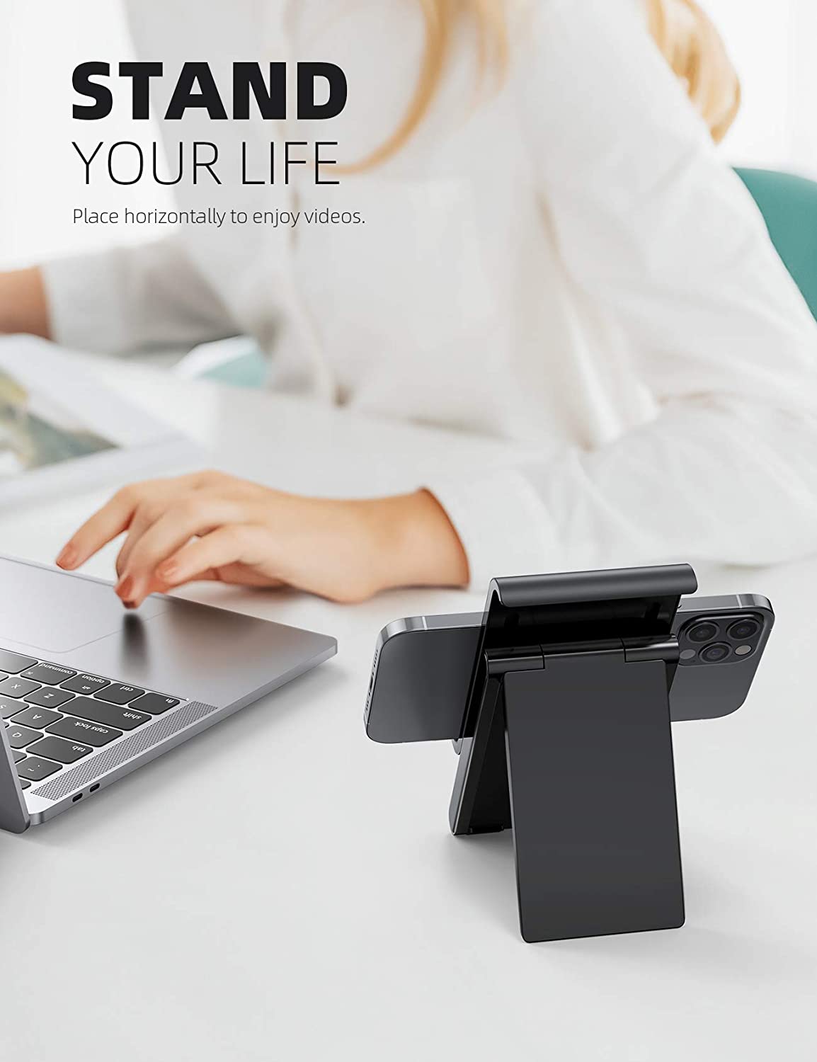 Bakeey-Foldable-Portable-Height-Adjustable-Mobile-Phone-Tablet-Holder-Stand-Desktop-Bracket-for-4-11-1910342-1